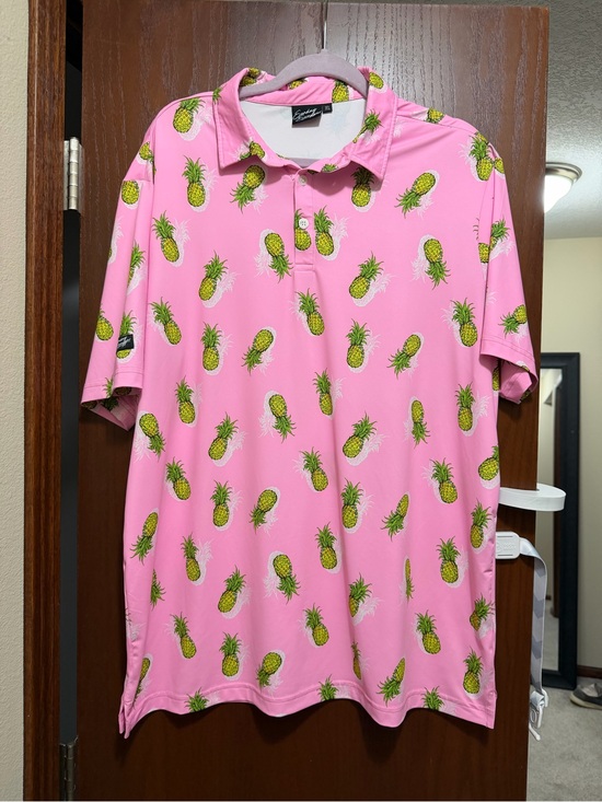 Sunday Swagger Other - Sunday Swagger Pineapple Golf Polo XL